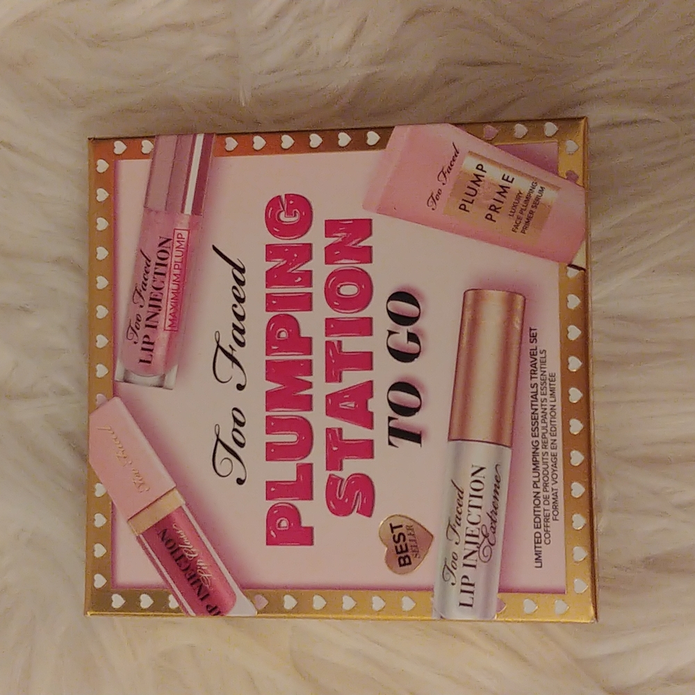 💝FIRM! NWT TOO FACED PLUMPING STATION TO GO LIMITED EDITION (DISCONTINUED)